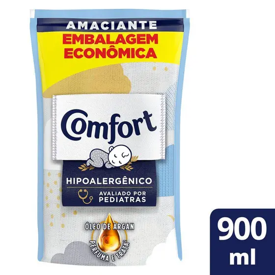 Refil Amaciante Concentrado Comfort Puro Cuidado 900 ml