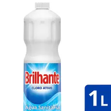 Água Sanitária Brilhante Cloro Ativo 1 Litro