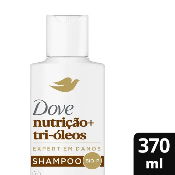 Shampoo Dove Nutrição + Tri-Óleos 370ml