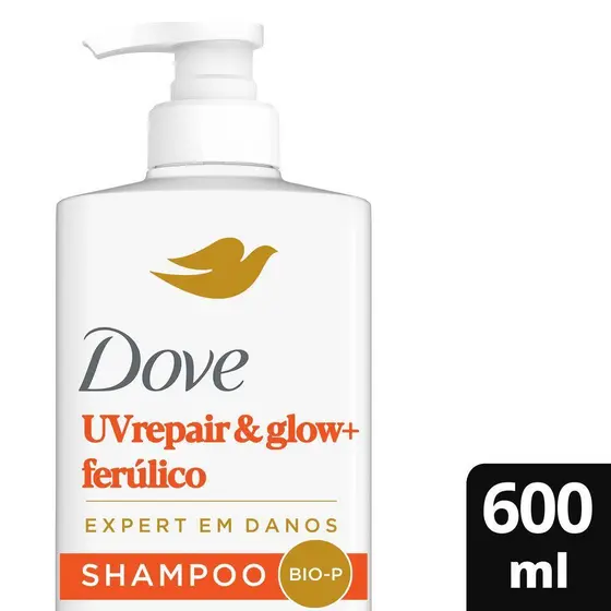 Shampoo Dove UV Repair & Glow + Ferúlico 600ml
