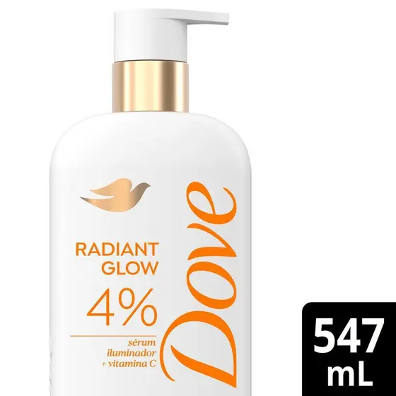 Sabonete Líquido Dove Radiant Glow Sérum Iluminador e Vitamina C 547ml
