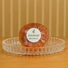 Sabonete em Barra Natural de Melancia Aromaé Artesanal fragrancia suave