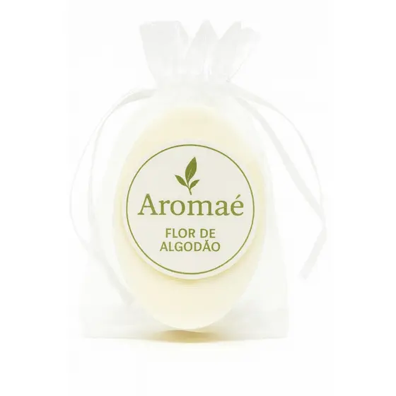 Sabonete Artesanal Aromaé Flor de Algodão Natural Hidratante e Perfumado