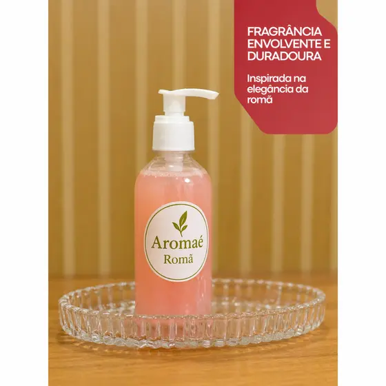 Sabonete líquido Artesanal Aromae Romã 250 ml Aroma Suave