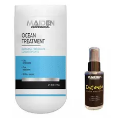 MÁSCARA HIDRATANTE OCEAN TREATMENT E SÉRUM CAPILAR INTENSE MAIDEN PROFESSIONAL