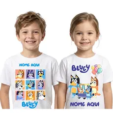 Camiseta Camisa T-shirt Blusa Unissex Infantil Blue
