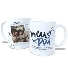 Caneca Personalizada Aniversário Dia dos Pais Presente Pai