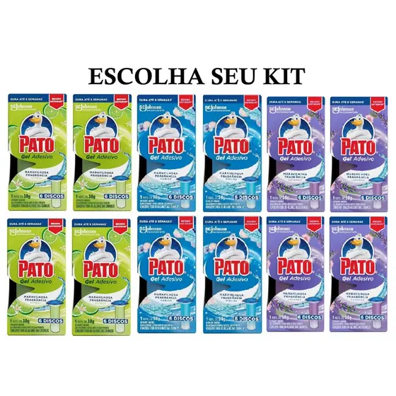 Kit Gel Adesivo Sanitário Pato 38g - Escolha seu Kit (Não acompanha o  aplicador)