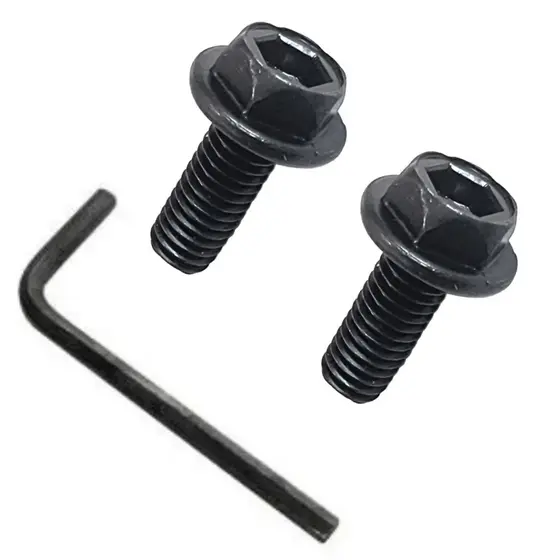 Parafuso para Disco Serra Mármore Compativel com Bosch Makita Rosca Esquerda + Chave