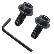Parafuso para Disco Serra Mármore Compativel com Bosch Makita Rosca Esquerda + Chave