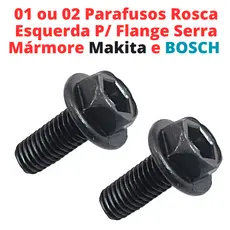 Parafuso Rosca Esquerda para o flange da Serra Mármore Makita e Bosch