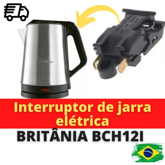 Interruptor para Chaleira Elétrica e Jarra Térmica Britânia BCH12I