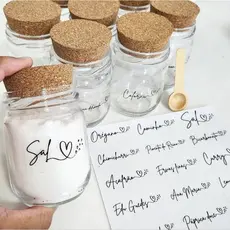 Etiquetas avulsas para tempero - adesivos para temperos