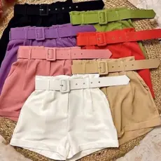 Shorts Alfaiataria Cinto Encapado