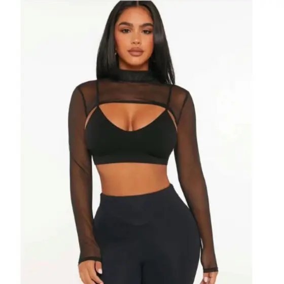 Cropped CALYPSO em Tule