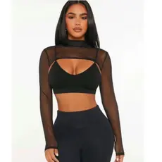 Cropped CALYPSO em Tule