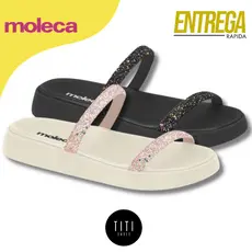 Sandália Papete Moleca Feminina Original Palmilha Conforto Casual Fashion
