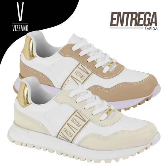 Tênis Feminino Vizzano Original Plataforma Chunky Urbano Fashion Conforto