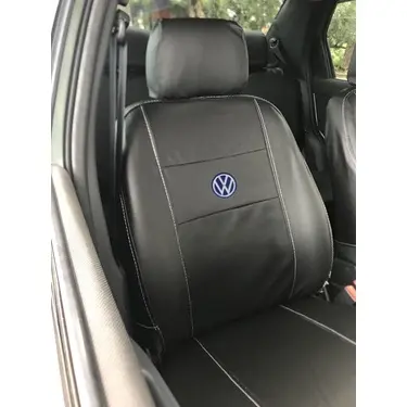 Capa Banco Modelo   para banco de Carro Couro e Pluma para Banco de Carro  Para VOLKSWAGEN VIRTUS