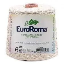 Barbante euroroma cru 01 kg n.06 und - EURO FIOS
