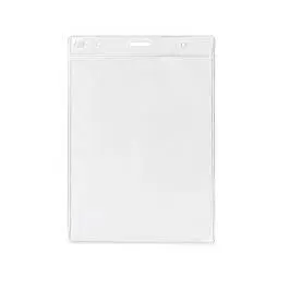 Cracha Sem Presilha Transparente 120 Mm X 155 Mm Acp pct c/5