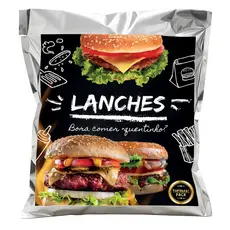 Embalagens Termicas Para Delivery de Lanches 500 Unidades
