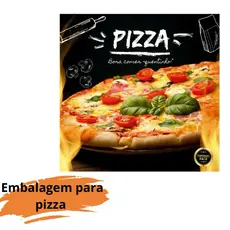 Embalagem termica para delivery de pizza 100 unidades.