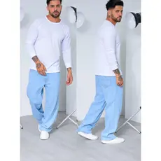 Calça Jeans Clara Balão Original Masculino Moda Blogueiros