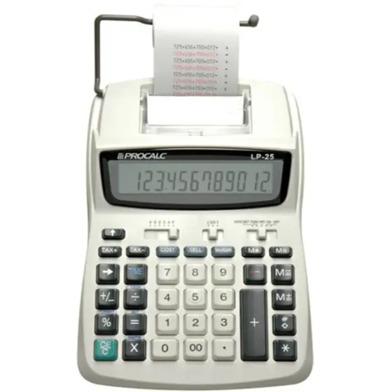 Calculadora De Mesa Com Bobina Procalc LP25