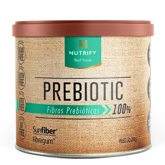 Nutrify Prebiotic 210g - Fibras Prebióticas para Saúde Intestinal e Bem-Estar - Sabor Neutro