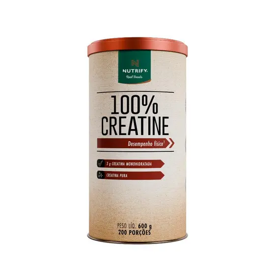 Creatina Monohidratada 100% Creatine Nutrify 600g