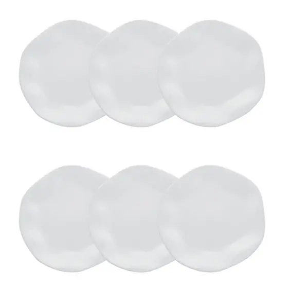 Conjunto de 6 Pratos Sobremesa 21,5m Ryo White