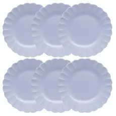 Jogo de 6 Pratos Rasos 27,5cm Oxford Flora Áster