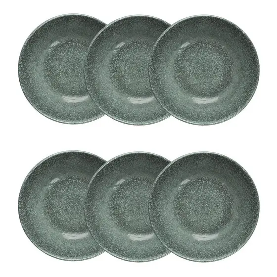Jogo de 6 Pratos Fundos 20,5 Cm Oxford Unni Lira