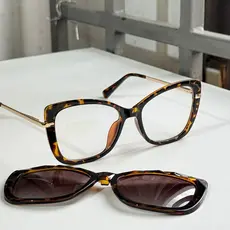 Armação De Óculos Clipon 2 EM 1 Feminino MODA lente polarizada 95857