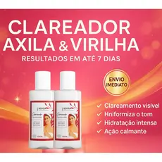 Clareador de  virilha e axila - Creme clareador axila e virilha premium 120ml