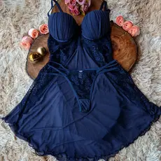 Camisola com bojo confortavel linha noite sensual e leve