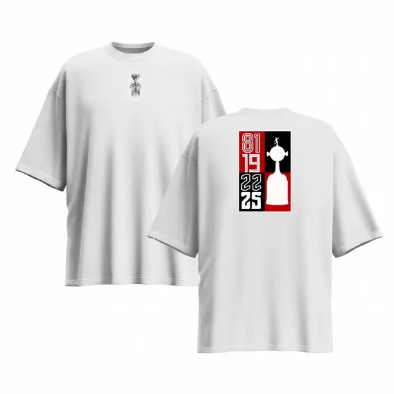 Camisa Oversized Unissex / Tetra da Libertadores / Time de Futebol 100% Algodão