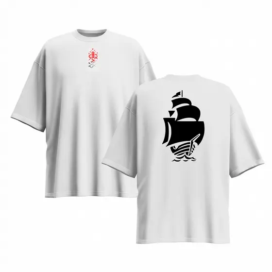 Camiseta Oversized Caravela Do Vasco Futebol Clube Bola Esporte 100% algodão