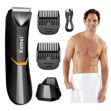 Maquina Kemei KM 3208 Desmatador de Joias Aparador de Pelos Masculino Feminino