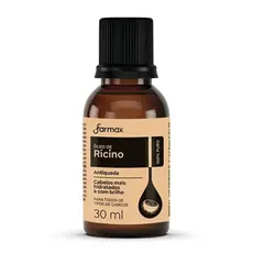 Óleo de Rícino 100% Puro 30ml Farmax Original