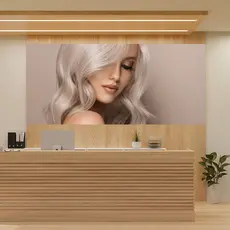 Painel Adesivo Decorativo Salão de Beleza Cabeleireiro Manicure Maquiagem Unhas Cabelo