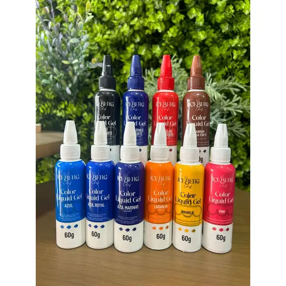 Corante Alimenticio Liquid Gel 60 ml Iceberg