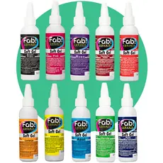Kit 10 Unidades Corante Soft Gel Fab 25g Comestível Softgel Para Bolo Chantilly Confeitaria Padaria