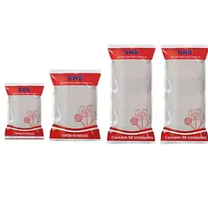 Kit 100 Palito Pirulito 9Cm +100 Palito Pirulito 14 Cm + 100 Palito 28 Cm Cristal Topper Bolo Bwb