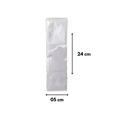 100 Saco Saquinho Para Geladinho Gourmet Gelinho Chup Chup Sacolé Farofa