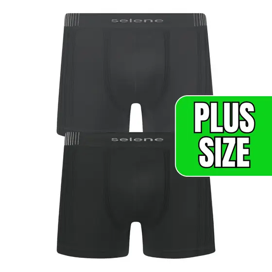 Cueca Boxer Plus Size Sem Costura - Selene