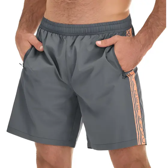 Bermuda Masculina Com Zíper Nos Bolsos