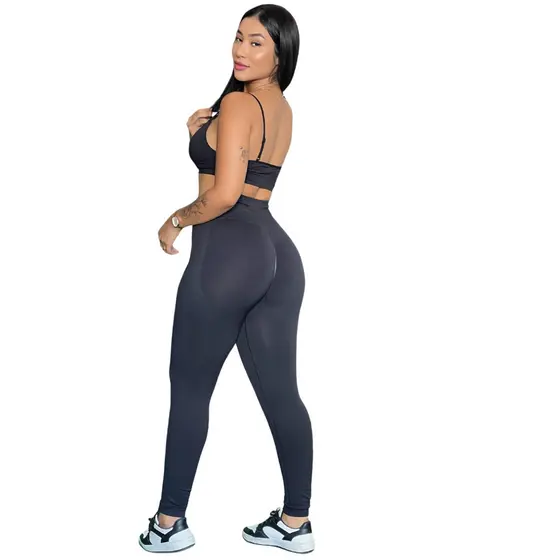 Calça Legging Sem Costura Empina Bumbum