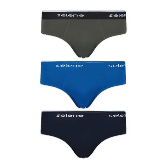 Kit Cueca Slip Algodão c/3 - Selene
